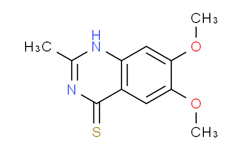 CAS No. 66299-70-5, 6,7-Dimethoxy-2-methylquinazoline-4(1H)-thione