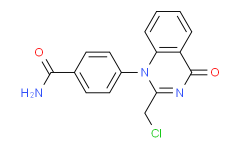 CAS No. 66491-88-1, 4-(2-(Chloromethyl)-4-oxoquinazolin-1(4H)-yl)benzamide