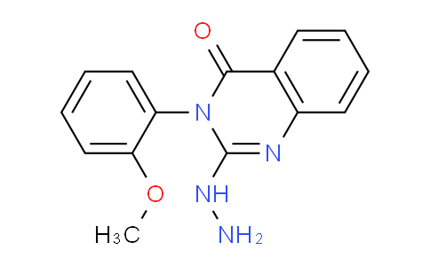 CAS No. 66679-66-1, 2-Hydrazinyl-3-(2-methoxyphenyl)quinazolin-4(3H)-one