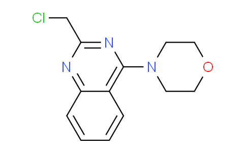CAS No. 668276-06-0, 4-(2-(Chloromethyl)quinazolin-4-yl)morpholine