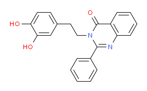 CAS No. 67090-27-1, 3-(3,4-Dihydroxyphenethyl)-2-phenylquinazolin-4(3H)-one