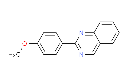CAS No. 67205-04-3, 2-(4-Methoxyphenyl)quinazoline