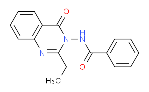 CAS No. 672952-32-8, N-(2-Ethyl-4-oxoquinazolin-3(4H)-yl)benzamide