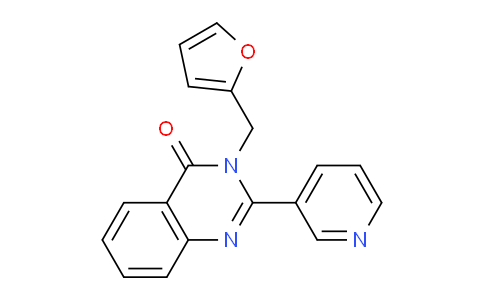 CAS No. 675200-78-9, 3-(Furan-2-ylmethyl)-2-(pyridin-3-yl)quinazolin-4(3H)-one