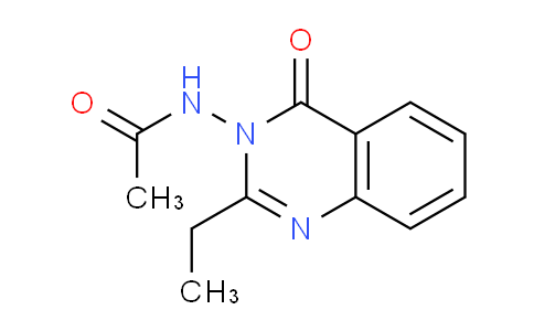 CAS No. 6761-24-6, N-(2-Ethyl-4-oxoquinazolin-3(4H)-yl)acetamide