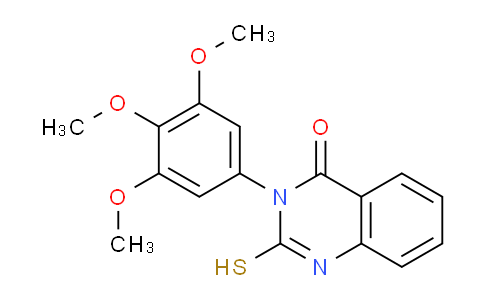 DY781445 | 676588-99-1 | 2-Mercapto-3-(3,4,5-trimethoxyphenyl)quinazolin-4(3H)-one