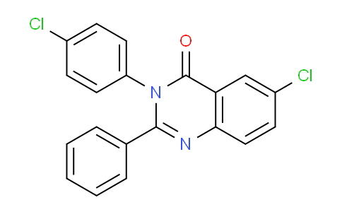 CAS No. 687639-17-4, 6-Chloro-3-(4-chlorophenyl)-2-phenylquinazolin-4(3H)-one