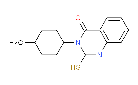 CAS No. 690683-99-9, 2-Mercapto-3-(4-methylcyclohexyl)quinazolin-4(3H)-one