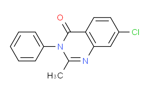 CAS No. 7012-90-0, 7-Chloro-2-methyl-3-phenylquinazolin-4(3H)-one