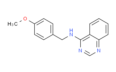 CAS No. 70137-95-0, N-(4-Methoxybenzyl)quinazolin-4-amine