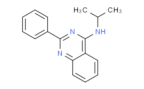 CAS No. 71028-42-7, N-Isopropyl-2-phenylquinazolin-4-amine