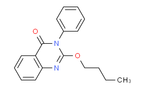 CAS No. 723744-10-3, 2-Butoxy-3-phenylquinazolin-4(3H)-one