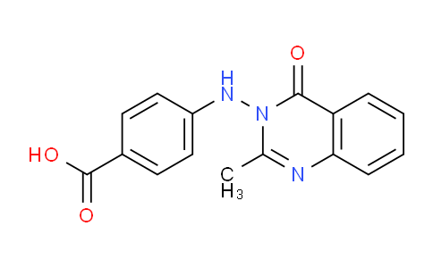 CAS No. 72743-28-3, 4-((2-Methyl-4-oxoquinazolin-3(4H)-yl)amino)benzoic acid