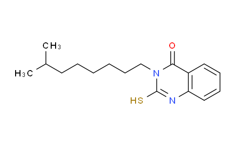 CAS No. 731776-64-0, 2-Mercapto-3-(7-methyloctyl)quinazolin-4(3H)-one
