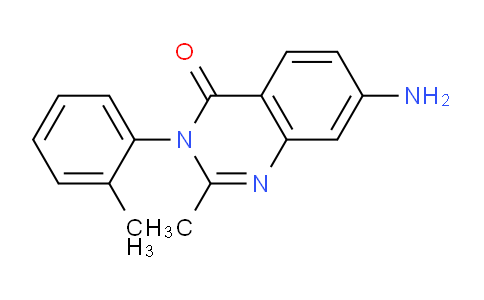 CAS No. 734-44-1, 7-Amino-2-methyl-3-(o-tolyl)quinazolin-4(3H)-one
