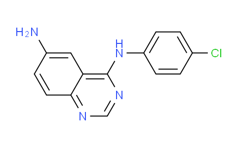 CAS No. 749884-54-6, N4-(4-Chlorophenyl)quinazoline-4,6-diamine