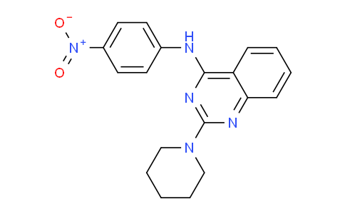 CAS No. 75426-53-8, N-(4-Nitrophenyl)-2-(piperidin-1-yl)quinazolin-4-amine