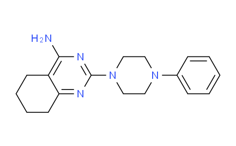 CAS No. 76781-25-4, 2-(4-Phenylpiperazin-1-yl)-5,6,7,8-tetrahydroquinazolin-4-amine