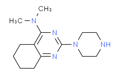 CAS No. 76781-38-9, N,N-Dimethyl-2-(piperazin-1-yl)-5,6,7,8-tetrahydroquinazolin-4-amine