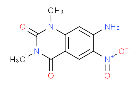 CAS No. 76822-72-5, 7-Amino-1,3-dimethyl-6-nitroquinazoline-2,4(1H,3H)-dione