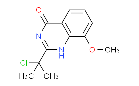 CAS No. 76983-58-9, 2-(2-Chloropropan-2-yl)-8-methoxyquinazolin-4(1H)-one