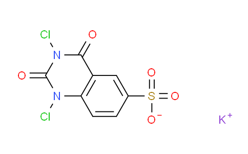 CAS No. 78277-99-3, Potassium 1,3-dichloro-2,4-dioxo-1,2,3,4-tetrahydroquinazoline-6-sulfonate