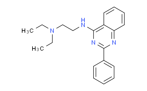 CAS No. 802577-51-1, N1,N1-Diethyl-N2-(2-phenylquinazolin-4-yl)ethane-1,2-diamine