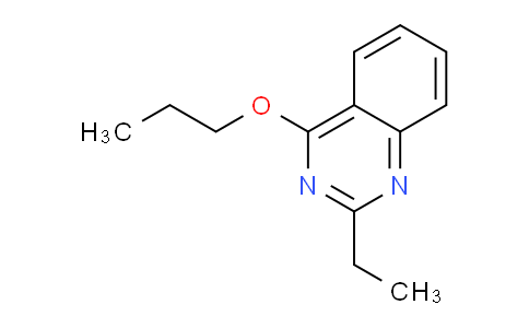 CAS No. 815590-76-2, 2-Ethyl-4-propoxyquinazoline