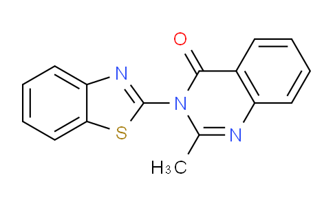 CAS No. 81762-52-9, 3-(Benzo[d]thiazol-2-yl)-2-methylquinazolin-4(3H)-one