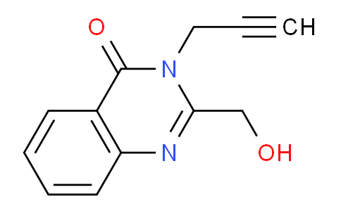 CAS No. 823235-13-8, 2-(Hydroxymethyl)-3-(prop-2-yn-1-yl)quinazolin-4(3H)-one