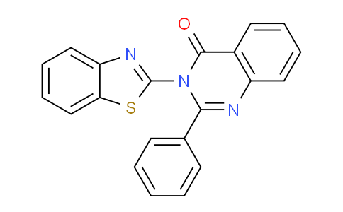 CAS No. 82450-40-6, 3-(Benzo[d]thiazol-2-yl)-2-phenylquinazolin-4(3H)-one