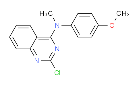 CAS No. 827030-33-1, 2-Chloro-N-(4-methoxyphenyl)-N-methylquinazolin-4-amine
