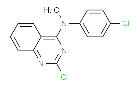 CAS No. 827030-35-3, 2-Chloro-N-(4-chlorophenyl)-N-methylquinazolin-4-amine