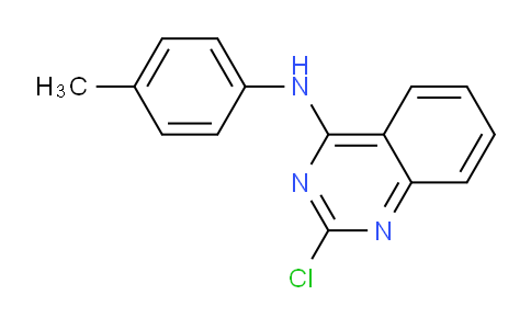 CAS No. 827030-39-7, 2-Chloro-N-(p-tolyl)quinazolin-4-amine