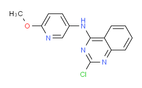 CAS No. 827030-59-1, 2-Chloro-N-(6-methoxypyridin-3-yl)quinazolin-4-amine