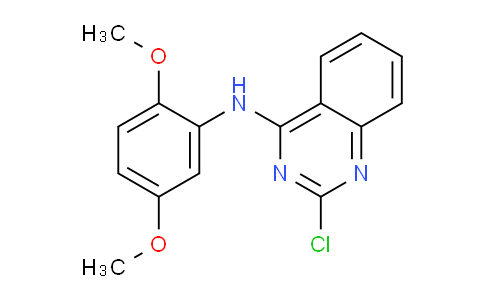 CAS No. 827030-61-5, 2-Chloro-N-(2,5-dimethoxyphenyl)quinazolin-4-amine
