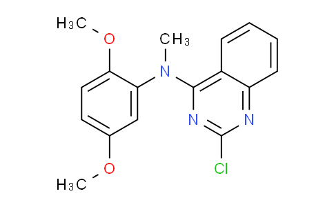 CAS No. 827030-71-7, 2-Chloro-N-(2,5-dimethoxyphenyl)-N-methylquinazolin-4-amine