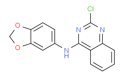 CAS No. 827030-97-7, N-(Benzo[d][1,3]dioxol-5-yl)-2-chloroquinazolin-4-amine