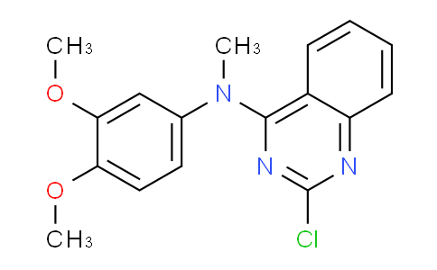 CAS No. 827030-98-8, 2-Chloro-N-(3,4-dimethoxyphenyl)-N-methylquinazolin-4-amine
