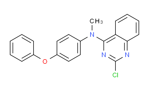 CAS No. 827031-00-5, 2-Chloro-N-methyl-N-(4-phenoxyphenyl)quinazolin-4-amine