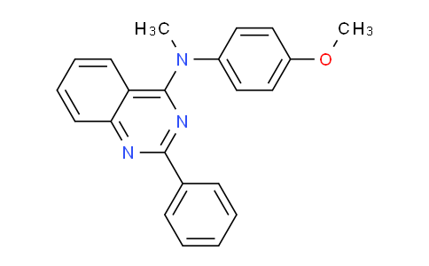 CAS No. 827031-15-2, N-(4-Methoxyphenyl)-N-methyl-2-phenylquinazolin-4-amine