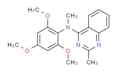 CAS No. 827031-20-9, N,2-Dimethyl-N-(2,4,6-trimethoxyphenyl)quinazolin-4-amine