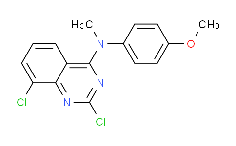 CAS No. 827031-21-0, 2,8-Dichloro-N-(4-methoxyphenyl)-N-methylquinazolin-4-amine