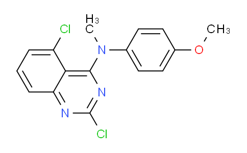 CAS No. 827031-22-1, 2,5-Dichloro-N-(4-methoxyphenyl)-N-methylquinazolin-4-amine