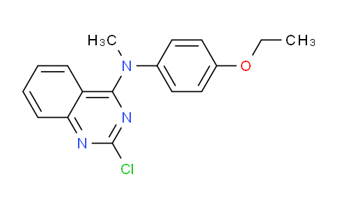 CAS No. 827031-31-2, 2-Chloro-N-(4-ethoxyphenyl)-N-methylquinazolin-4-amine