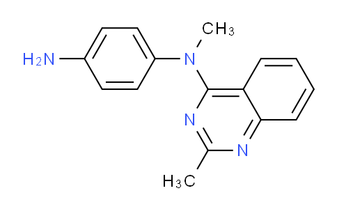 CAS No. 827031-35-6, N1-Methyl-N1-(2-methylquinazolin-4-yl)benzene-1,4-diamine