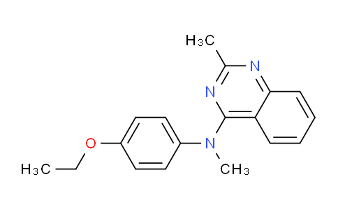 CAS No. 827031-40-3, N-(4-Ethoxyphenyl)-N,2-dimethylquinazolin-4-amine