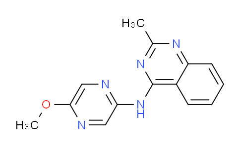 CAS No. 827031-65-2, N-(5-Methoxypyrazin-2-yl)-2-methylquinazolin-4-amine