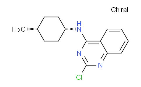 CAS No. 827031-68-5, 2-Chloro-N-(cis-4-methylcyclohexyl)quinazolin-4-amine