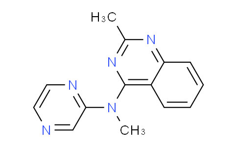 CAS No. 827031-72-1, N,2-Dimethyl-N-(pyrazin-2-yl)quinazolin-4-amine